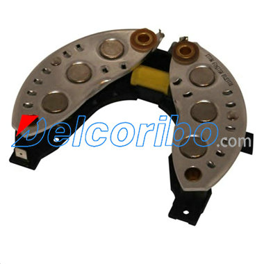 Valeo A523728A, LUCAS 21225377, UBB243, MOBOLETRON RP-06HR, for RENAULT Alternator Rectifiers