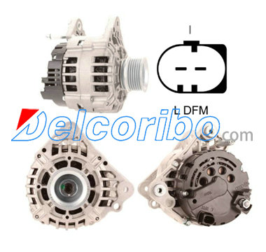 VW 030-903-023J, 030-903-023N, 038-903-023A, 038-903-023R, 038-903-024E, 06A-903-026A Alternator