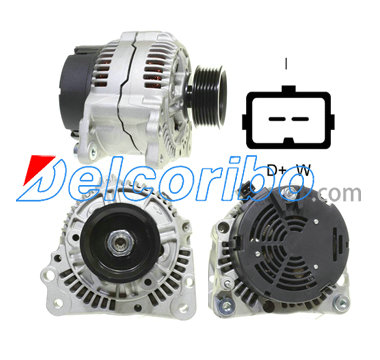 VW 021-903-017B, 021-903-023L, 021-903-025B, 021-903-025G, 028-903-018C, 028-903-018CX, 028-903-025R Alternator