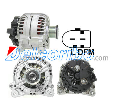 VW Alternator 03C903023A, 03C903023AX, 03C903025DX, 03C903023C, 03C903023CX, 03C903025D