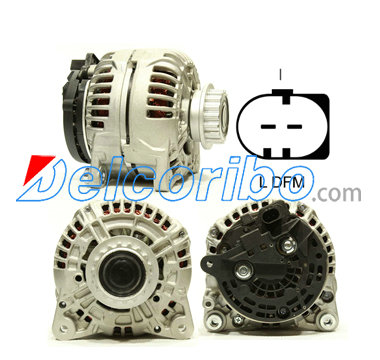 VW 070903024, 070903024A, 070903024B, 070903024F BOSCH 0121715004, 0121615013 Alternator 