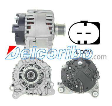 VW 03L903023P, 06F903023N, 06F903023P BOSCH 0124525146, 0986083050 Alternator