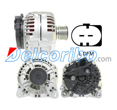 VW 021903026G, 021903026GX, 022903028B, 022903028BX BOSCH 0124625010, 0124625028 Alternator