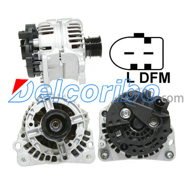 BOSCH 0124315005, 0986041910 VW 037903025L, 037903025S, 047903015G Alternator