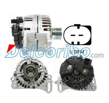 BOSCH 0986049640, 0-986-049-640, 0 986 049 640 VW 028903029M Alternator