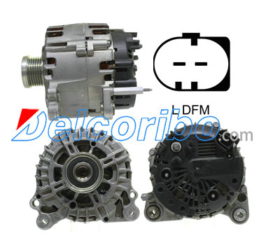 BOSCH 0124525188, 0-124-525-188 VW 03C903023S, 03C 903 023 S, 03C903023T, 03C 903 023 T Alternator