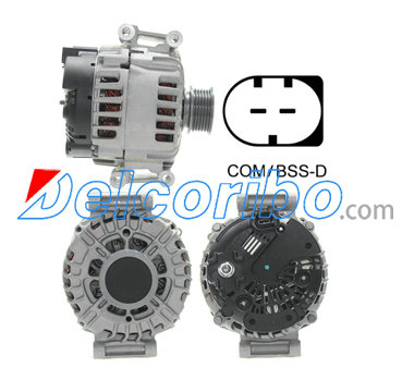 VW 06E903016D, 06E903016DX HELLA 8EL738212-201, 8EL738212201 Alternator