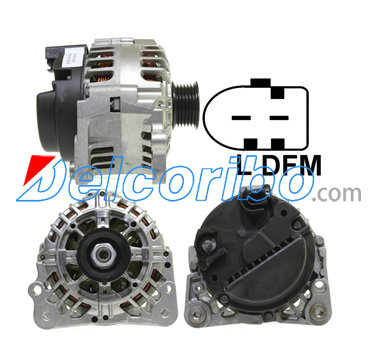 BOSCH 0986049101 VW 03D903025D, 03D903025E, 03D903025H, 03D903025J Alternator