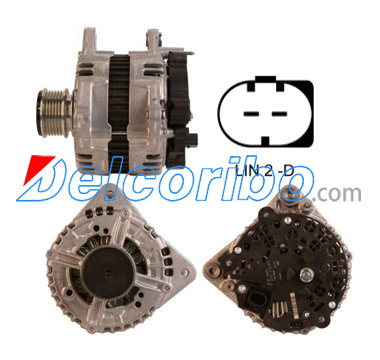 VW 03L903023B, 03L903023BX, 03L903024K Alternator