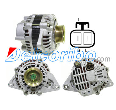 HYUNDAI 37300-35810, 3730035810 MITSUBISHI MD160540, MD197469, A004T01893, A004T03091 Alternator