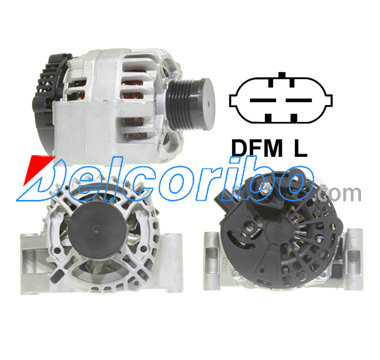 DENSO 101210-0960, 1012100960, 101210-0971 OPEL 13222935, 13256931, 6204259, 6204282, 13222936 Alternator