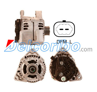 BOSCH 0124515032, 0124525031, 0124515081 OPEL 09131133, 13108597, 93176653, 24436224 Alternator