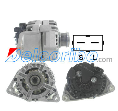 BOSCH 0124425087, OPEL 1202325, 13266810 Alternator