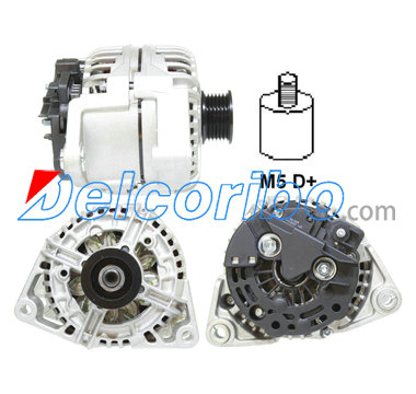 BOSCH 0123510043, 0124515005 OPEL 09200959, 6204105, 90561169 SAAB 13108596, 5549555 Alternator