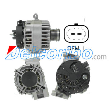 OPEL 13222934, 1204426, 6204257, 13256933 BOSCH 0986081070 Alternator