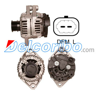 BOSCH 0124325172, 0124325221, 0986081410 OPEL 13229990 Alternator