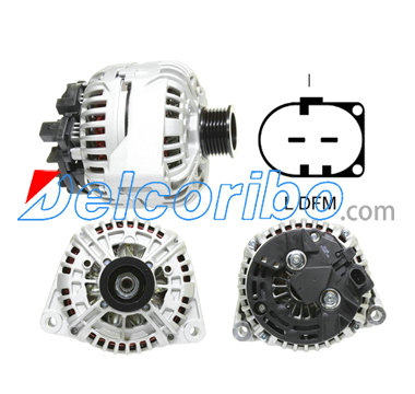 BOSCH 0124615012, 0124615044, 0124615046 MERCEDES-BENZ 0121541302, 0131548202, 01315482020 Alternator