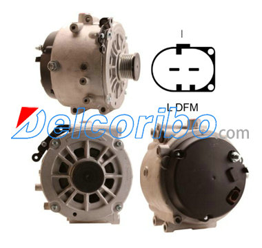 MERCEDES-BENZ 0001500850, 0001501650, 0001502450, A0001501650, A0001502450, BOSCH 0986048980 Alternator