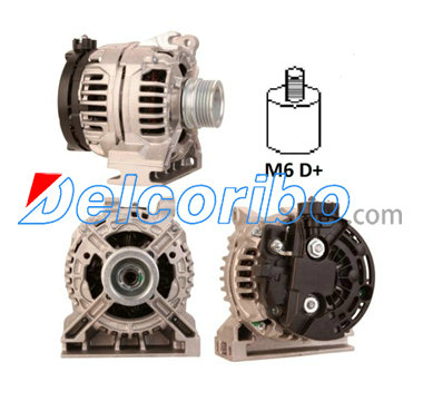 BOSCH 0124325023, 0986041800 MERCEDES-BENZ 0101543802, A0111545602, A0121544502 Alternator