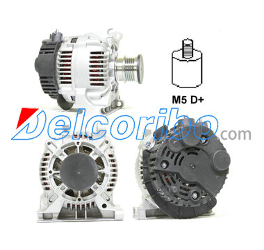 MERCEDES-BENZ 012-154-43-02, 0121544302, 0101543902, 0111548202, 0121544402 BOSCH 0986045181 Alternator