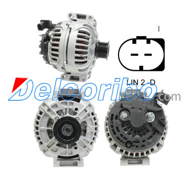 BOSCH 0 124 625 023, 0124625023, 0986047707 MERCEDES-BENZ 272-154-01-02, 2721540102, A2721540102 Alternator