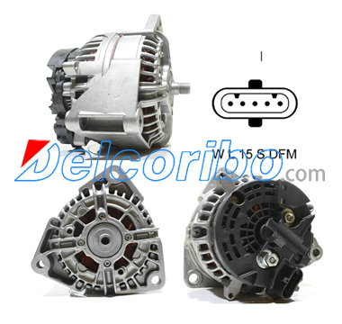 BOSCH 0124555001, 0124555002, 0124555004 MERCEDES-BENZ 011154860280, 0111548602, 0111548702, 0121540402, 0121540502 Alternator