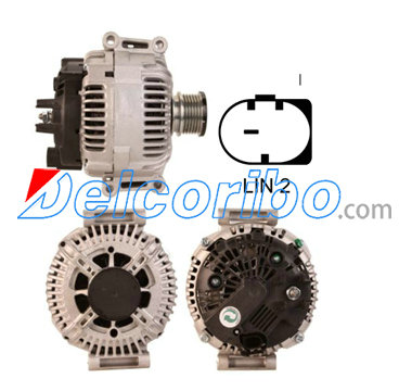 MERCEDES-BENZ 6461540102, 6461541102, A6461540102 BOSCH 0986081910 Alternator