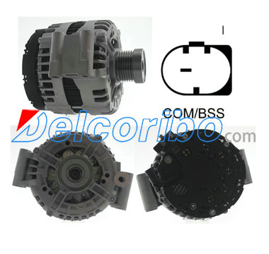 BMW 12-31-7-521-178, 12317521178, 12317525376, 7521178, 7525376 BOSCH 0986048820, 0986048827 Alternator