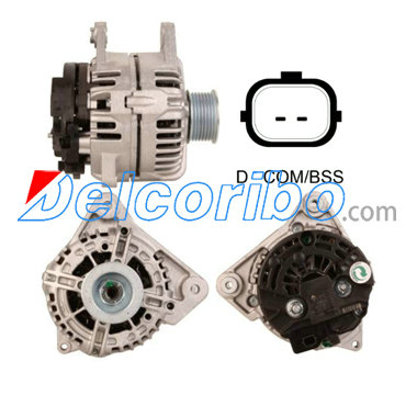 BOSCH 0124325102, 0124325139, 0124325176 RENAULT 8200406207, 8200429898, 8200654541, 8200660037 Alternator