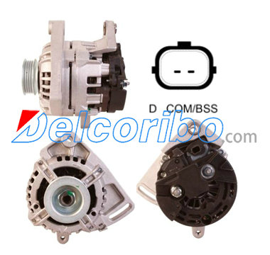 BOSCH 0124225056, 0-124-225-056, 0 124 225 056 RENAULT 8200519296 Alternator