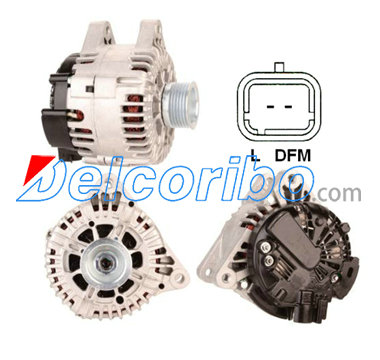 BOSCH 0124525034, 0986047360 CITROEN 9646476280, 9646477580 TOYOTA 27060-YV020, 27060-YU020 Alternator