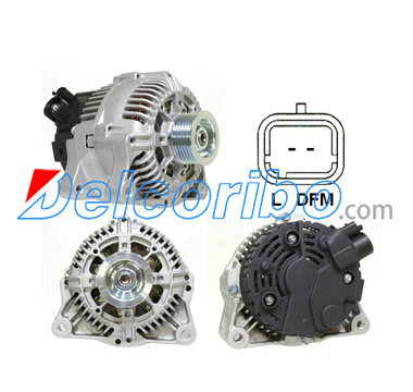 BOSCH 0986049370, 0-986-049-370 CITROEN 57057F, 5705GP, 9638275780, 9642880180 Alternator