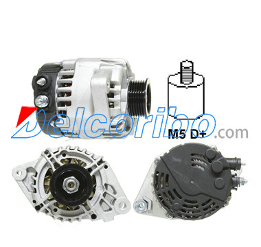 PEUGEOT 5702J1, 5705CP, 5702J2 TOYOTA 27060-0Q010, 270600Q010, 27060-0Q100, 270600Q100 Alternator