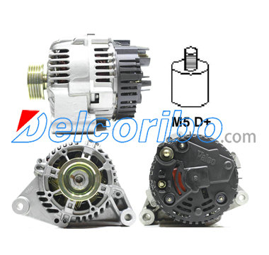 BOSCH 0986042111, 0-986-042-111 PEUGEOT 57051J, 57051X, 57051Y, 5705FK Alternator