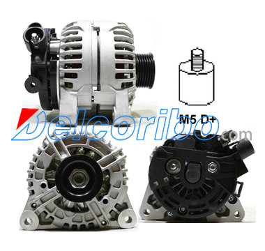 BOSCH 0124615002, 0986041930 PEUGEOT 57054F, 57055H, 57055J, 5705GC, 9467560280, 9621791480 Alternator