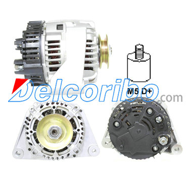 BOSCH 0120335007, 0-120-335-007 PEUGEOT 57052F, 5705E1, 5705JS, 5705X9, 95667742 Alternator