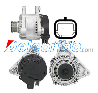 BOSCH 0986083390, 0-986-083-390 DENSO 101210-1720, 1012101720 PEUGEOT 9688237380, 9806007480 Alternator