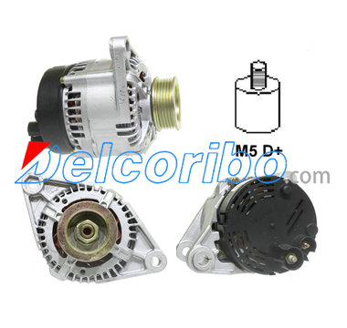 FIAT 1305709080, 1315060080, 46231763, 46430110, 46434930, 5895030 MERCEDES-BENZ 616-150-00-51, 6161500051 Alternator