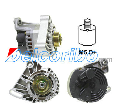 FIAT 46231693, 46436507, 71721156, 7779821, 46407647, 46420960 BOSCH 0986039471, 0-986-039-471 Alternator