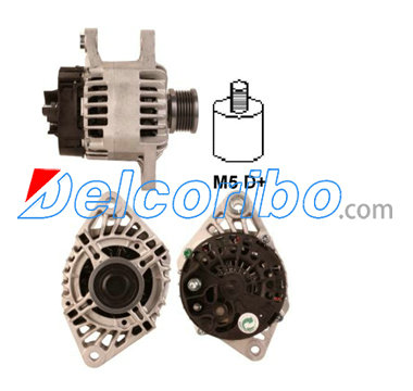 FIAT 51727338, 51859058 CASCO CAL30227, DENSO 101210-0870, 1012100870 Alternator