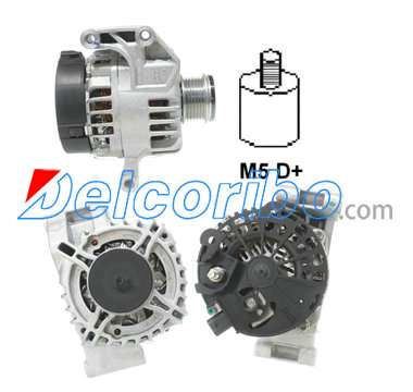 BOSCH 0124225063, 0-124-225-063 OPEL 13117279, 13283344, 6204181, 93169024 FIAT 46823547, 51784845, 51787209 Alternator