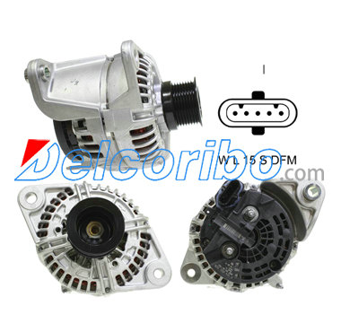 BOSCH 0124555009, 0124555017 RENAULT 5010589525, 5001866291, 5010589551, 7420466317, 7420862899 Alternator