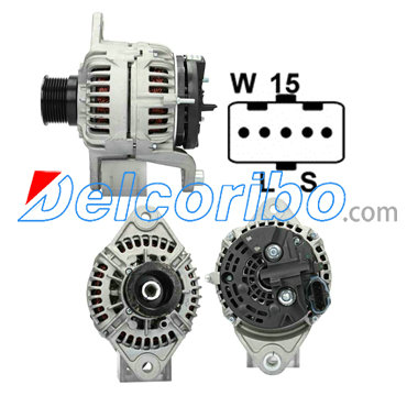 BOSCH 0124655057, 0-124-655-057, 0124655102, 0-124-655-102 RENAULT 7421561402, VOLVO 21561402 Alternator