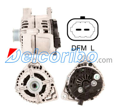 BOSCH 0124525015, 0-124-525-015 CASCO CAL10442, LUCAS LEA0771, OPEL 12785605, SAAB 12785605 Alternator