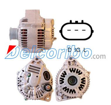 DENSO 101211-7630, 1012117630, 101211-7631, 1012117631, 101211-7632, 1012117632 Alternator