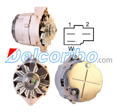 DELCO 1101236, 1101113, 1101224, 1105085, 1105354, 1105356 ELSTOCK 28-0662, 280662 Alternator