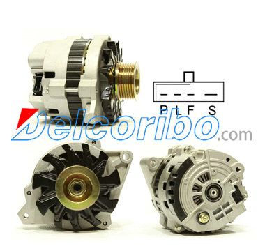 DELCO 10463144, 1101571, 1101634, 1101635, 1101636 ADKUHNER 50953RI, BOUS AL662X, AL8659X Alternator