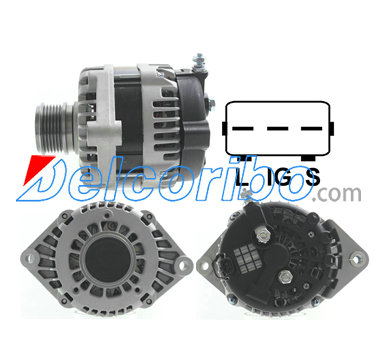 DELCO 13501719, DRA1219, 13580078, GM 13501719, 13580078, OPEL 13580078, 13579114 Alternator