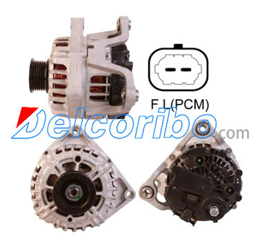 CASCO CAL15502, ELSTOCK 28-6697, 286697, LUCAS LRA03587, OPEL 1202188, 13502593, 13588304 Alternator