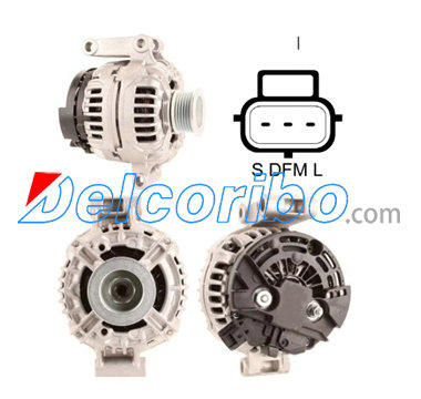 BOSCH 0124415016, 0-124-415-016 FORD 1450633, 2C1T10300AB, 2C1T10300AA Alternator